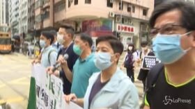 Hong Kong, protesta contro misure restrittive imposte dalla Cina