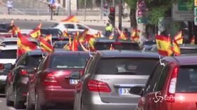 Spagna, proteste dell’estrema destra contro il governo Sanchez