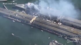 San Francisco, fiamme al molo nel celebre quartiere Fisherman’s Wharf
