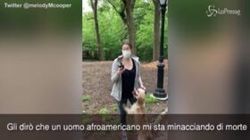 New York, reazione razzista di una donna Central Park: “Un nero mi attacca”