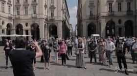 Torino, i musicisti del Teatro Regio in piazza contro commissariamento del teatro