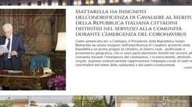 In prima linea contro Covid: premiati da Mattarella