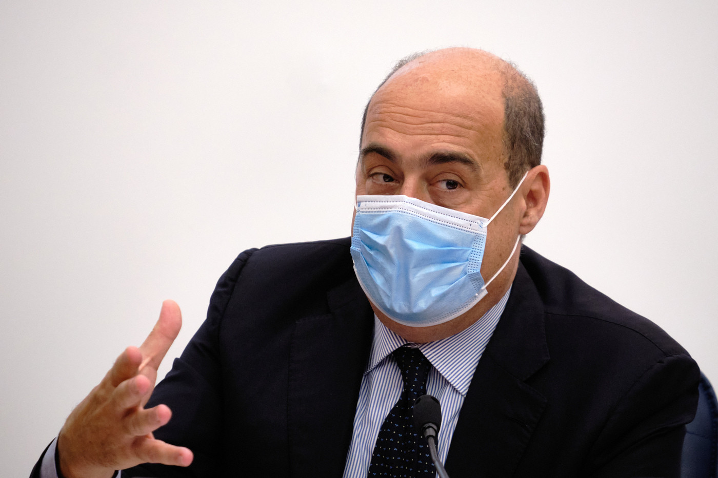 Il segretario del Pd Zingaretti