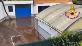 Maltempo al nord, gli allagamenti nel varesotto