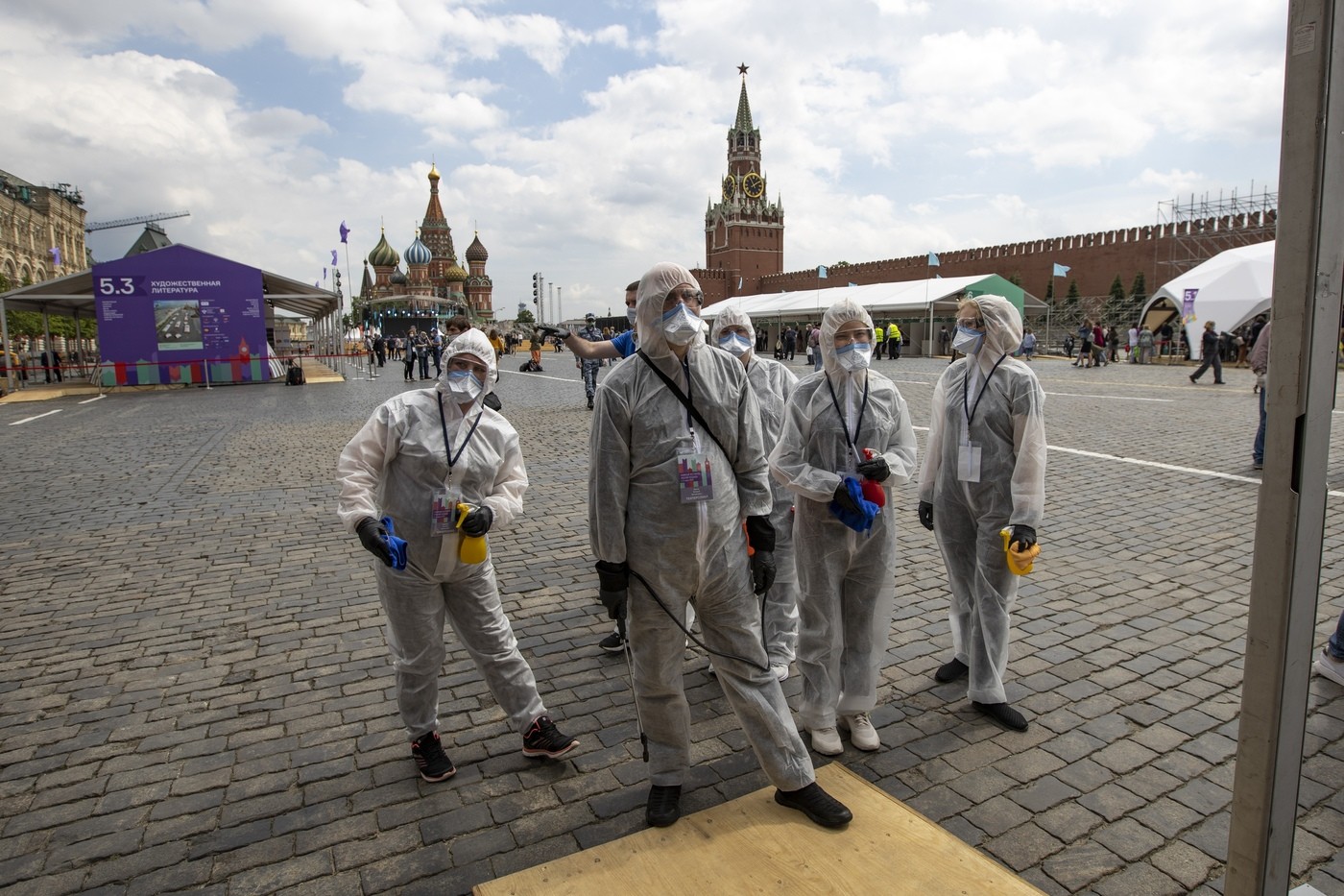 Oltre 500mila casi confermati in Russia, morti fermi a 6.500