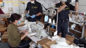 Prato, sfruttamento del lavoro e frodi su mascherine: 13 arresti