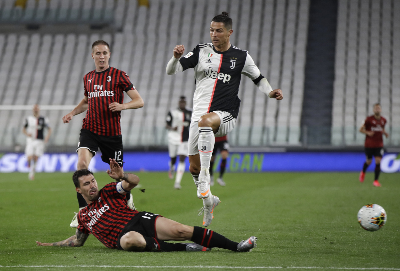 Juve in finale di Coppa Italia ma col Milan non vince e non convince