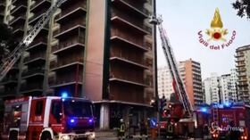 Palermo, incendio al nono piano di un palazzo: morta una donna