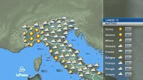 meteo lunedi’ 15 giugno