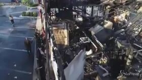Morte Brooks, incendio al ristorante Wendy’s: le immagini dal drone