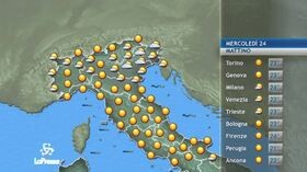 meteo, mercoledi’ 24 giugno