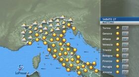 Meteo, le previsioni di sabato 27 giugno