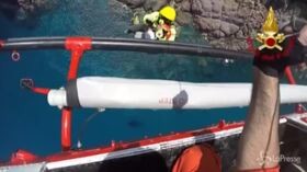 Sardegna, escursionista in difficoltà: le straordinarie immagini del salvataggio