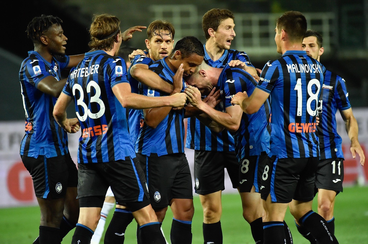 L’Atalanta non si ferma, 2-0 a fatica sulla Samp e sorpasso all’Inter