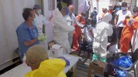 Positivi 28 migranti sbarcati a Roccella Jonica