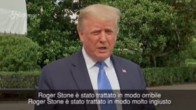 Trump: “Roger Stone è stato trattato in modo orribile e ingiusto”