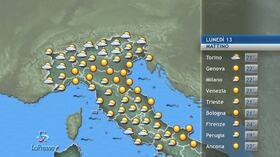 meteo di Lunedi’ 13 luglio