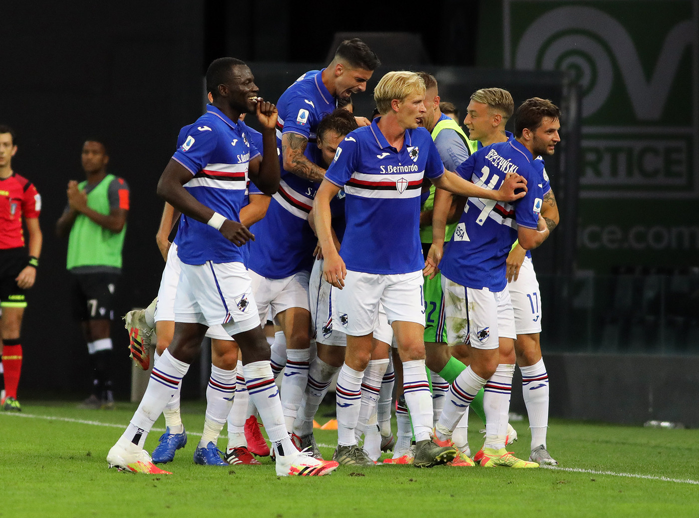 Samp espugna Udine. Pari in Fiorentina-Verona e Cagliari-Lecce