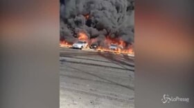 Esplode un oleodotto in Egitto, spaventoso incendio