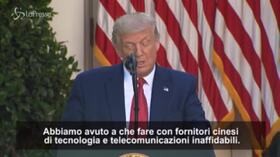 Huawei, Trump: “Ho convinto molti Paesi a non usarlo”