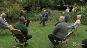 GB, il principe William visita una struttura per senzatetto