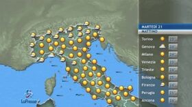 Meteo, le previsioni di martedì 21 luglio