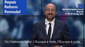 Aiuti Ue, Michel: “L’Europa è forte e unita”