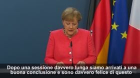 Aiuti Ue, Merkel: “Eventi straordinari richiedono metodi straordinari”