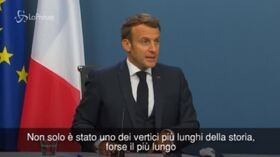 Accordo Ue, Macron: “Giornata storica per l’Europa”