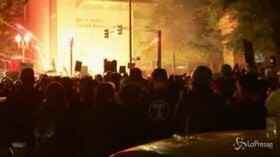 Usa: ennesima notte di proteste a Portland