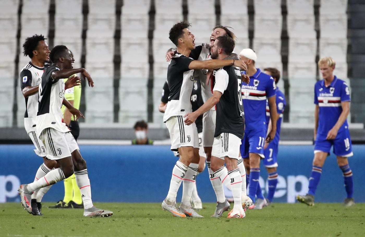 Serie A, Juve ancora campione d’Italia: CR7 e Bernardeschi stendono Samp