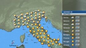 Meteo, le previsioni di giovedì 30 luglio