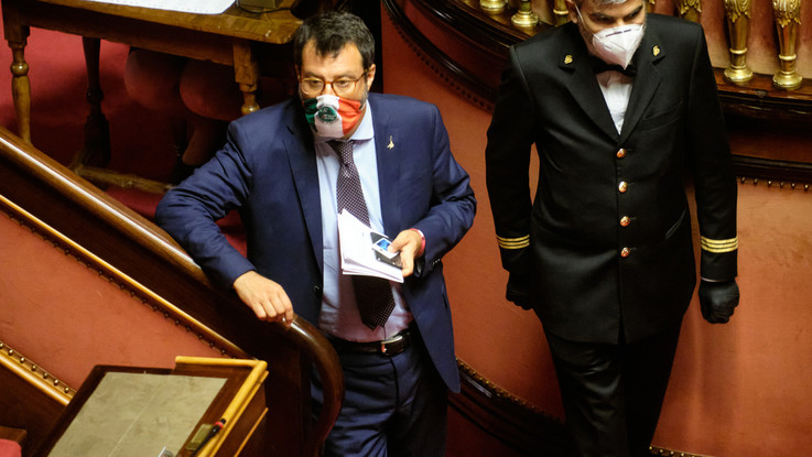 Open Arms, il voto in Senato. Salvini: Ho agito con Conte, ne risponderà anche lui