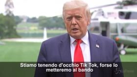 Trump: “Potremmo mettere al bando Tik Tok”
