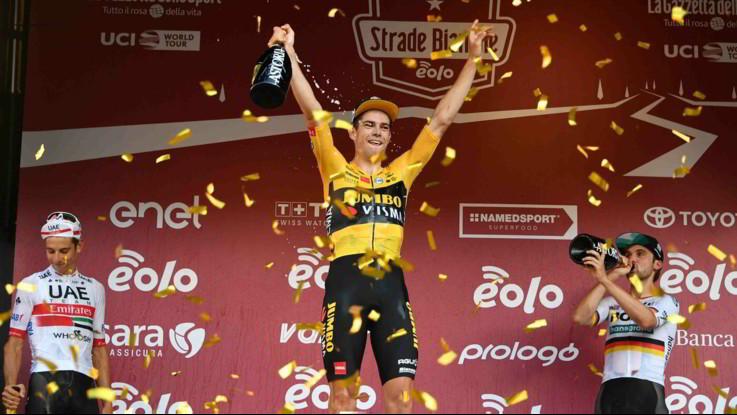 Il Ciclismo riparte con Strade Bianche, trionfa Van Aert Formolo secondo