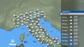Meteo, le previsioni di martedì 4 agosto