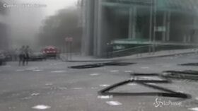 Beirut, le strade della città immediatamente dopo le deflagrazioni