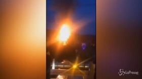 Corea del Nord: esplosioni e incendi ripresi dal oltre confine