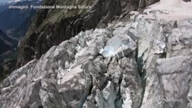 Valle d’Aosta, allerta crollo Planpincieux in Val Ferret: il ghiacciaio a rischio cedimento