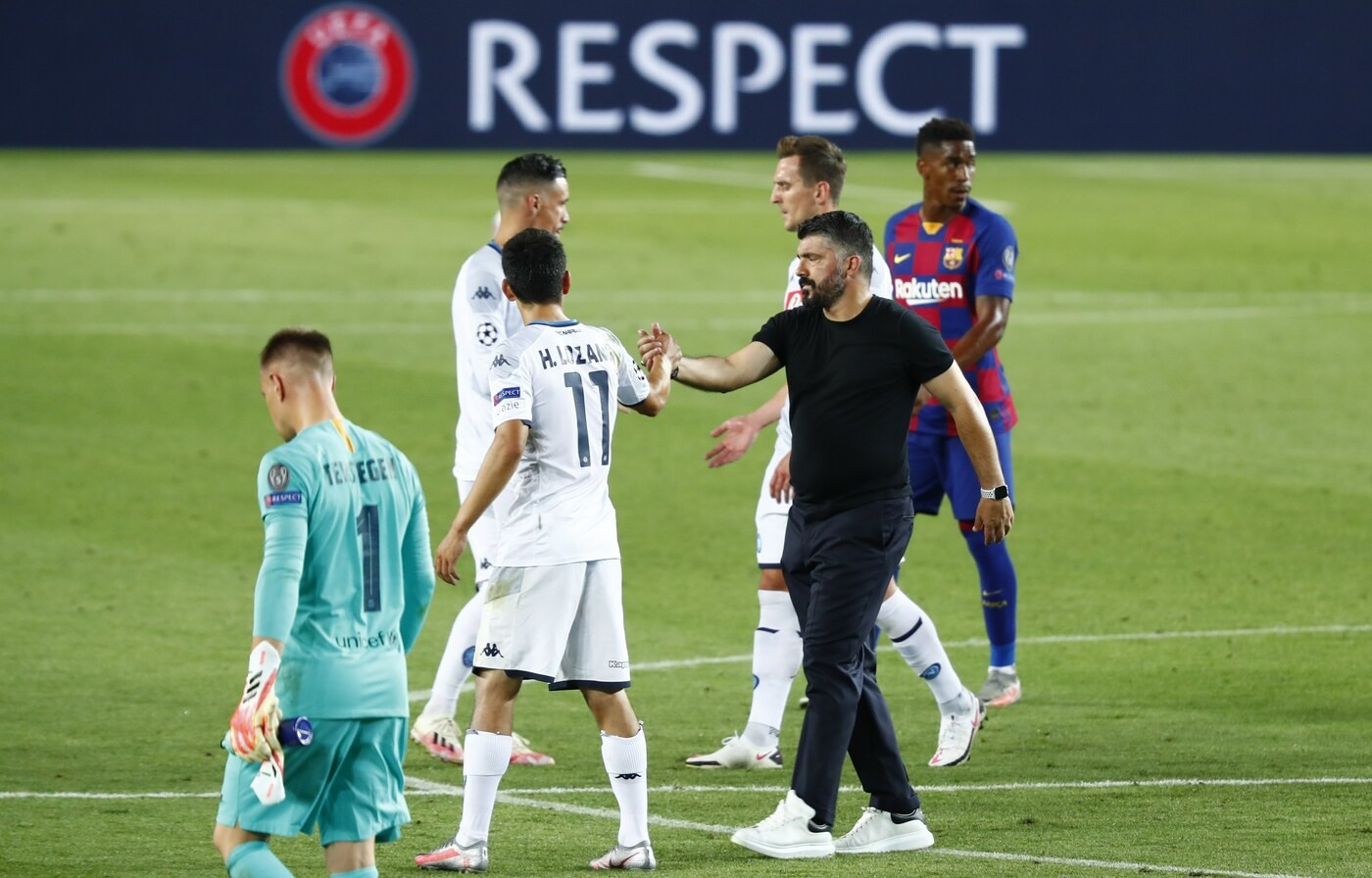 Champions League, Barça butta fuori il Napoli. Italia si aggrappa all’Atalanta