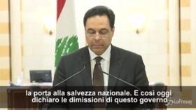 Libano, premier Diab annuncia dimissioni del governo