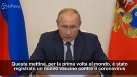 Coronavirus, l’annuncio di Putin: “In Russia registrato il primo vaccino”