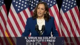 Harris: “Il Covid ha colpito più duramente gli Usa a causa dell’incapacità di Trump”