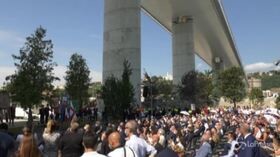 Ponte Genova, la commemorazione per le 43 vittime