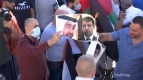 Cisgiordania, palestinesi contestano accordo Israele-Emirati Arabi Uniti