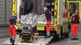 Navalny: l’arrivo all’ospedale di Berlino