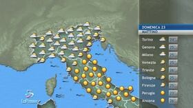 meteo, domenica 23 agosto