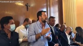 Immigrazione, Salvini: “Ho fatto i complimenti a Musumeci”