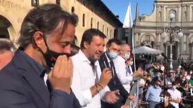 Salvini: “Mi indagano anche se bevo acqua, mai mojito meglio vino Oltrepo”