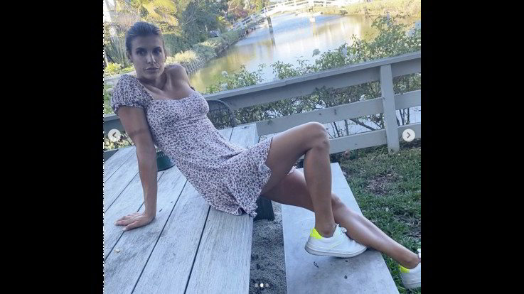 Elisabetta Canalis bellezza romantica al Venice District di LA